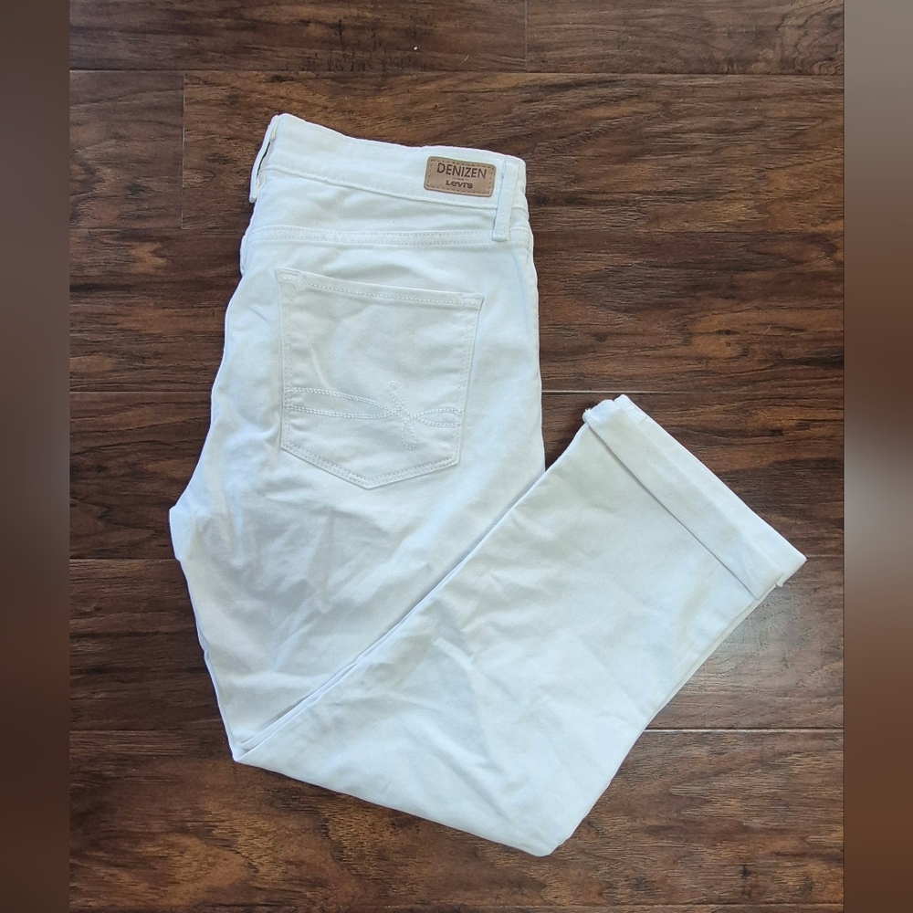 White Denim Levi's Cropped Jeans Women's Size 4
